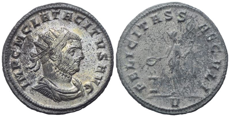 Tacitus (275-276), Antoninianus, Siscia, 276; Silvered Æ (3,50 G; 21,5 MM; 11 H)