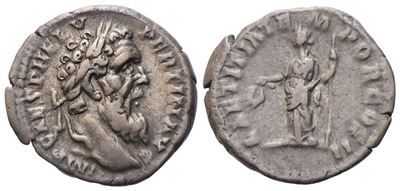 Pertinax (193), Denarius, Rome; Ar (3,43 G; 18,1 MM; 6 H)