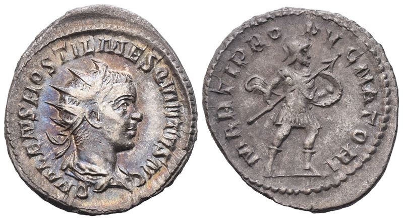 Hostilian As Caesar (250-251), Antoninianus, Rome, 251; Bi (3,61 G; 22,7 MM; 7 H)