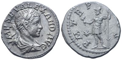 Severus Alexander (222-235), Denarius, Rome, 223; Ar (2,55 G; 17,4 MM; 6 H)