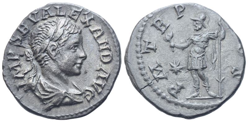Severus Alexander (222-235), Denarius, Rome, 223; Ar (2,55 G; 17,4 MM; 6 H)
