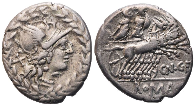 Cn. Gellius, Denarius, Rome, 138 Bc; Ar (4,02 G; 19,8 MM; 1 H)
