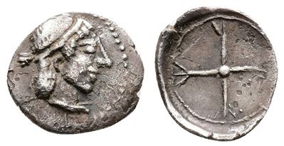Sicily, Syracuse. Hieron i (478-466 Bc). Ar Obol (11mm, 0.46g)