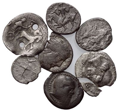 Lot Of 7 Ar Coins To Be Catalogued. Lot Sold As Is, No Returns.