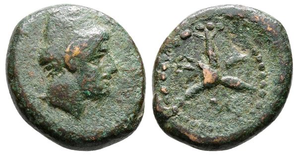 Sicily, Mytistratos, c. 340-330 BC. Æ Hexas (21mm, 6.85g).  - Auction Greek, Roman and Byzantine Coins	 - Bertolami Fine Art - Prague