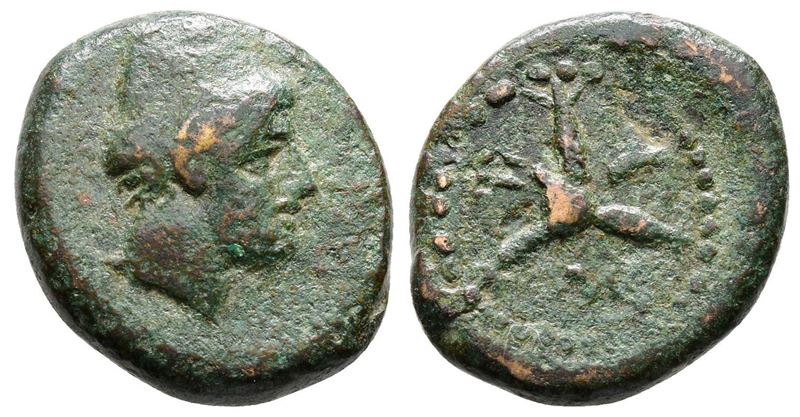 Sicily, Mytistratos, C. 340-330 Bc. Æ Hexas (21mm, 6.85g).