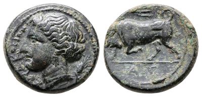 Sicily, Syracuse. Agathokles (317-289 Bc). Æ (16mm, 3.40g)