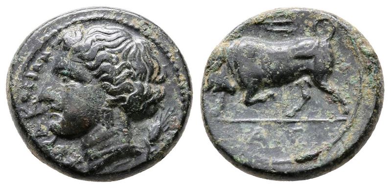 Sicily, Syracuse. Agathokles (317-289 Bc). Æ (16mm, 3.40g)