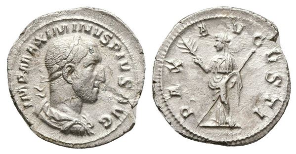 Maximinus I (235-238). AR Denarius (21mm, 2.80g).  - Auction Greek, Roman, Byzantine Coins - Bertolami Fine Art - Prague