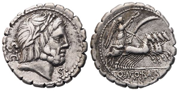 Q. Antonius Balbus, Denarius serratus, 83-82 BC; AR (3,97 g; 18,5 mm; 11 h)