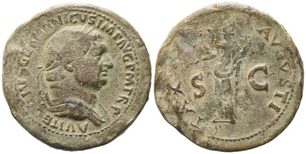 Vitellius (69), Sestertius, Rome, late April-December 69; Æ (27 g; 37 mm; 6 h)