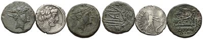 Lot Of 3 Coins (2 Æ, 1 Ar) To Be Catalogued. Lot Sold As Is, No Returns.