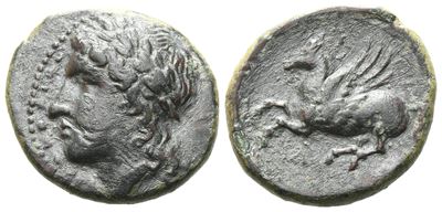 Sicily, Syracuse, 344-317 Bc. Æ (18 MM, 4.17 G).