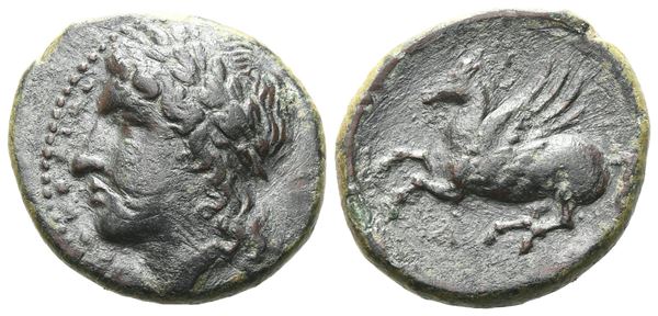 Sicily, Syracuse, 344-317 BC. Æ (18 mm, 4.17 g).
