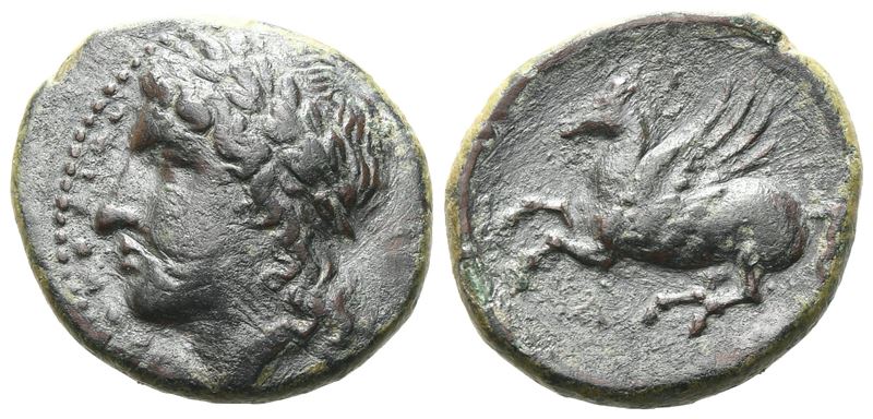Sicily, Syracuse, 344-317 Bc. Æ (18 MM, 4.17 G).