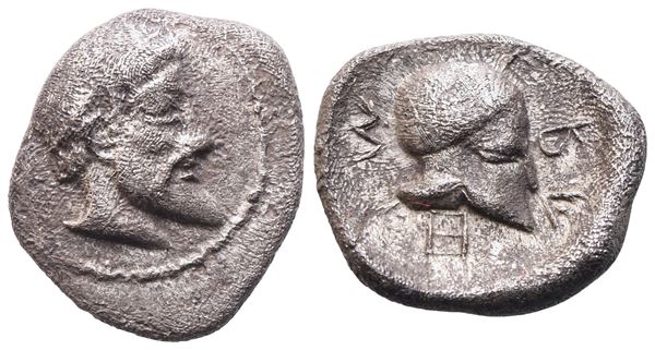 Sicily, Himera, Litra, c. 472-420 BC; AR (0,76 g; 9,6 mm; 8 h)