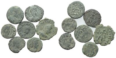 Lot Of 7 Æ Coins To Be Catalogued. Lot Sold As Is, No Returns.