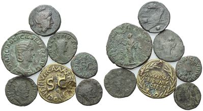 Lot Of 7 Æ Coins To Be Catalogued. Lot Sold As Is, No Returns.