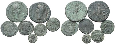Lot Of 7 Æ Coins To Be Catalogued. Lot Sold As Is, No Returns.