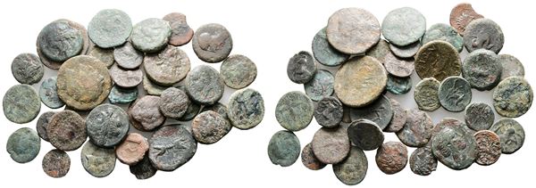 Lot of 37 Greek Æ coins  - Auction Greek, Roman and Byzantine Coins	 - Bertolami Fine Art - Prague