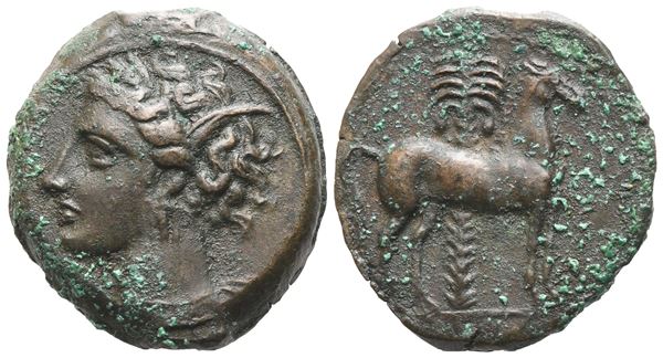 Carthage, c. 325-300 BC, Æ (3,30 g; 16,2 mm; 12 h)
