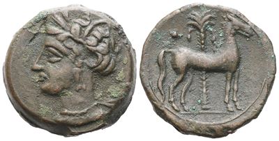 Carthage, C. 325-300 Bc, Æ (3,65 G; 15 MM; 5 H)