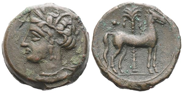 Carthage, c. 325-300 BC, Æ (3,65 g; 15 mm; 5 h)