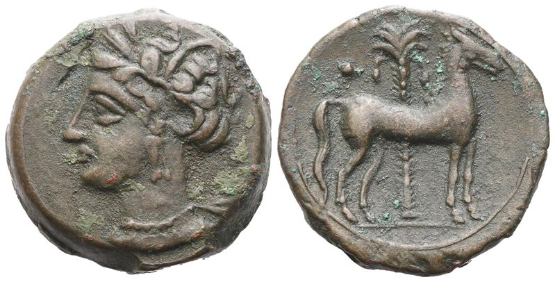 Carthage, C. 325-300 Bc, Æ (3,65 G; 15 MM; 5 H)