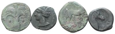 Lot Of 2 Æ Coins To Be Catalogued. Lot Sold As Is, No Returns.