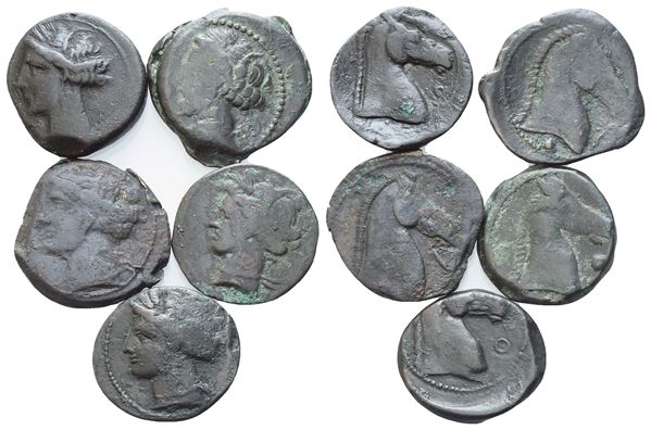  Lot of 5 Æ coins to be catalogued. Lot sold as is, no returns.