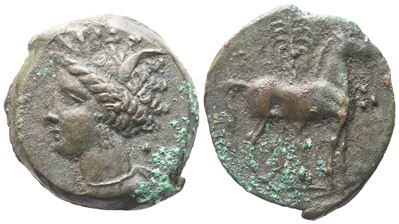Carthage, C. 325-300 Bc, Æ (2,90 G; 16,7 MM; 1 H)