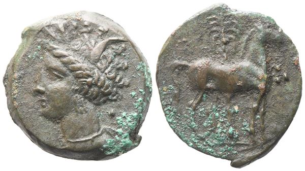Carthage, c. 325-300 BC, Æ (2,90 g; 16,7 mm; 1 h)