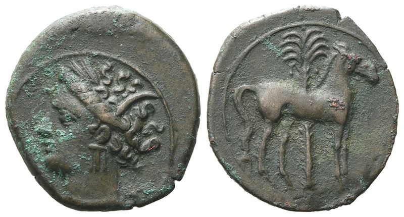 Carthage, C. 400-350 Bc. Æ (15 MM, 2.70 G).