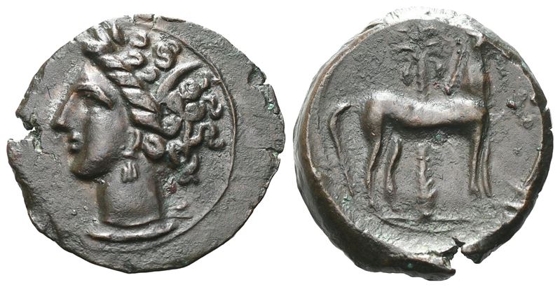 Carthage, C. 400-350 Bc. Æ (18 MM, 3.15 G).