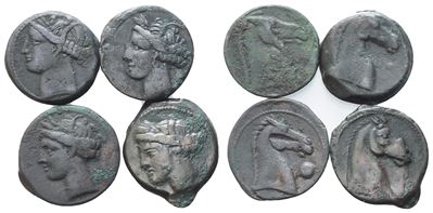 Lot Of 4 Æ Coins To Be Catalogued. Lot Sold As Is, No Returns.