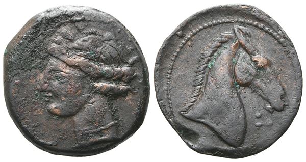 Carthaginian Domain, Sardinia, c. 264-241 BC. Æ (21 mm, 4.65 g).