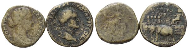  Lot of 2 Æ coins to be catalogued. Lot sold as is, no returns.