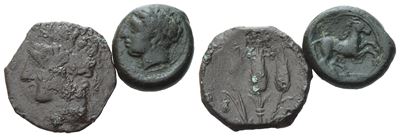 Lot Of 2 Æ Coins To Be Catalogued. Lot Sold As Is, No Returns.