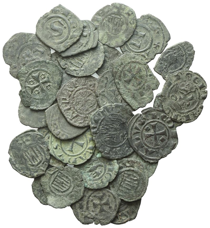 Lot Of 31 Medieval Coins. Lot Sold As Is, No Return