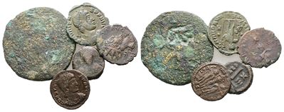 Lot Of 5 Roman Æ Coins