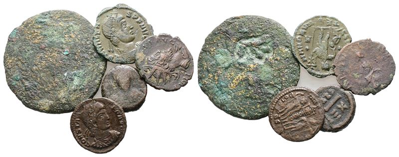Lot Of 5 Roman Æ Coins