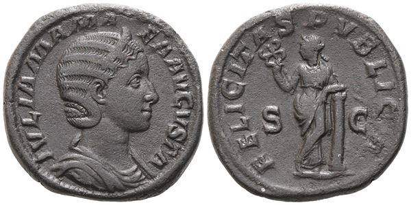 Julia Mamaea Augusta (222-235), Sestertius, Rome, 228; Æ (26,20 g; 31,5 mm; 12 h)