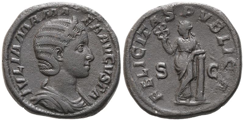 Julia Mamaea Augusta (222-235), Sestertius, Rome, 228; Æ (26,20 G; 31,5 MM; 12 H)