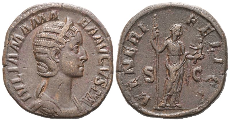 Julia Mamea Augusta (222-235), Sestertius, Rome, 224; Æ (18,67 G; 30 MM; 12 H)
