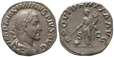 Maximinus i (235-238), Sestertius, Rome, C. 235-236; Æ (20 G; 29,7 MM; 12 H)