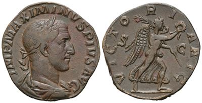 Maximinus i (235-238), Sestertius, Rome, C. 235-236; Æ (17,78 G; 29 MM; 12 H)