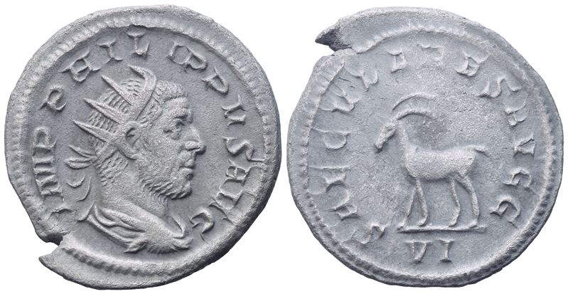 Philip i (244-249), Antoninianus, Rome, 248; Ar (3,93 G; 23,5 MM; 6 H)