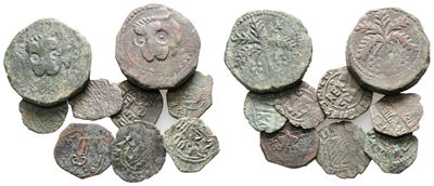 Lot Of 9 Medieval Æ Coins
