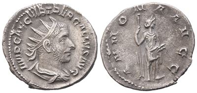 Trebonianus Gallus (251-253), Antoninianus, Rome, 251-253;. Ar (3,37 G; 21,2 MM; 12 H)