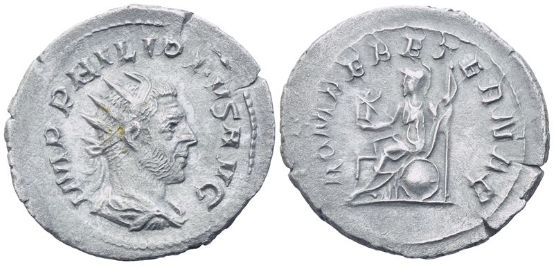 Philip i (244-249), Antoninianus, Rome, 244-247; Ar (3,03 G; 23,6 MM; 6 H)